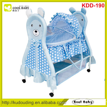 Tiergesicht-Entwurf NEUES bewegliches Baby-Bassinet-Schwingen-Aufnahmevorrichtungs-Bett für Baby-Schmetterlings-Moskitonetz-tragendes Kinderbett